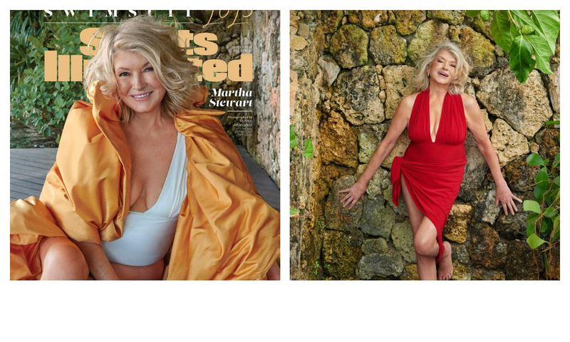 Martha Stewart on the cover of Sports Illustrated [Instagram/marthastewart]