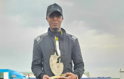 Kenyan rally driver Joe Kariuki