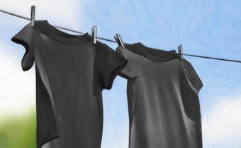 Prevent black clothes from fading