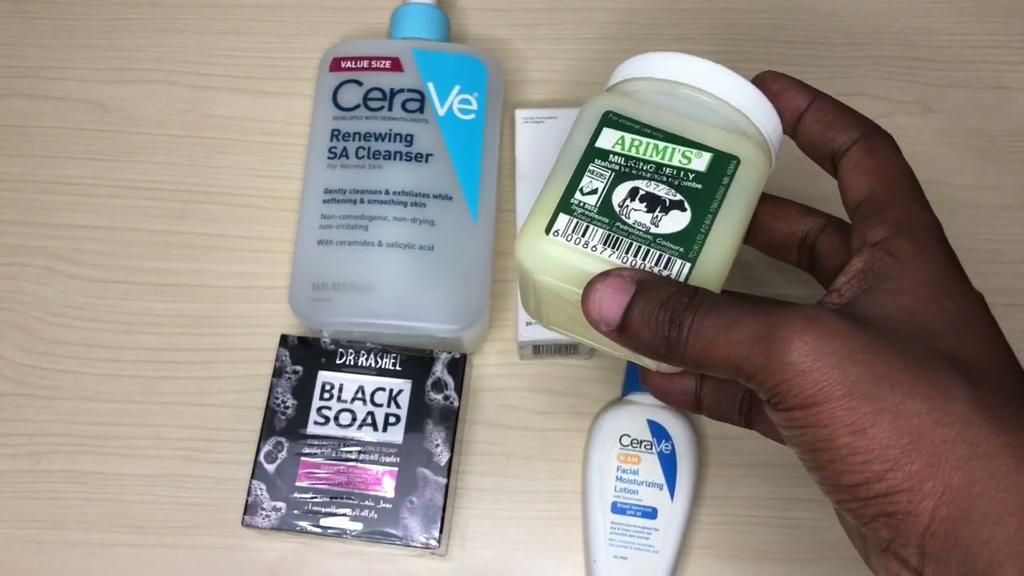 Skincare products that some men use