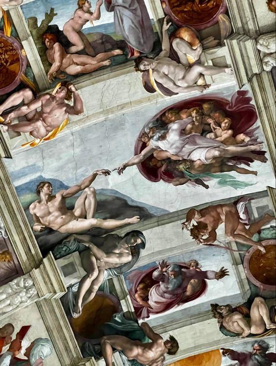 Sistine Chapel Ceiling [Pinterest]