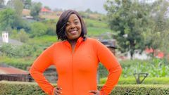 Actress Jackie Matubia