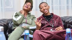 Rapper Trio Mio with his mother Irma Sofia Sakwa