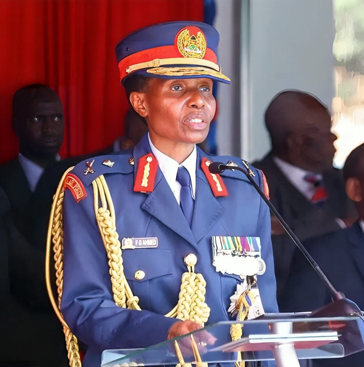 Major General Fatuma Gaiti Ahmed during a past interview