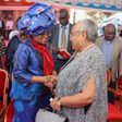 Dr Barbara Odudu Magoha with former First Lady Margaret Kenyatta on January 31, 2022