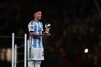 Enzo Fernandez of Argentina on December 18, 2022.