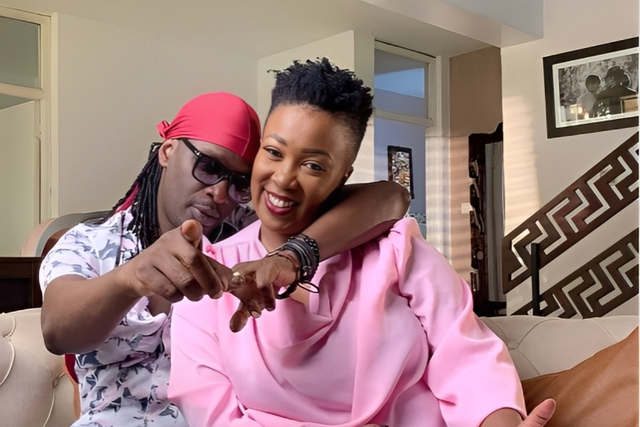Celebrity couple, Nameless and Wahu Kagwi