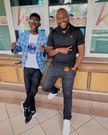 Milele FM presenters Chris the Bass and MCA Tricky