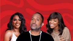 A collage of Kenya Moore, Kenya Barris & Kenya Howard-Bell