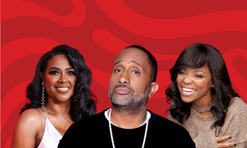 A collage of Kenya Moore, Kenya Barris & Kenya Howard-Bell