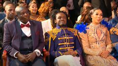 Deputy President Rigathi Gachagua makes a special appearance at Bahati and Diana Marua's  'The Bahati's Empire' reality show launch event on June 6, 2024
