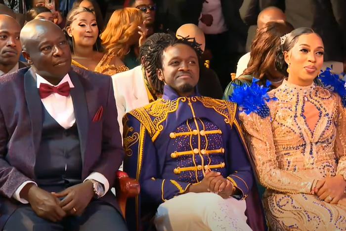 Deputy President Rigathi Gachagua makes a special appearance at Bahati and Diana Marua's  'The Bahati's Empire' reality show launch event on June 6, 2024