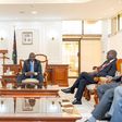 President William Ruto, Deputy President Rigathi Gachagua & ODM leader Raila Odinga at State House, Nairobi on July 9, 2024