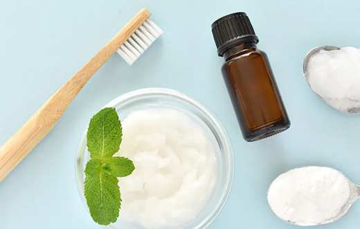 Coconut oil and baking soda
