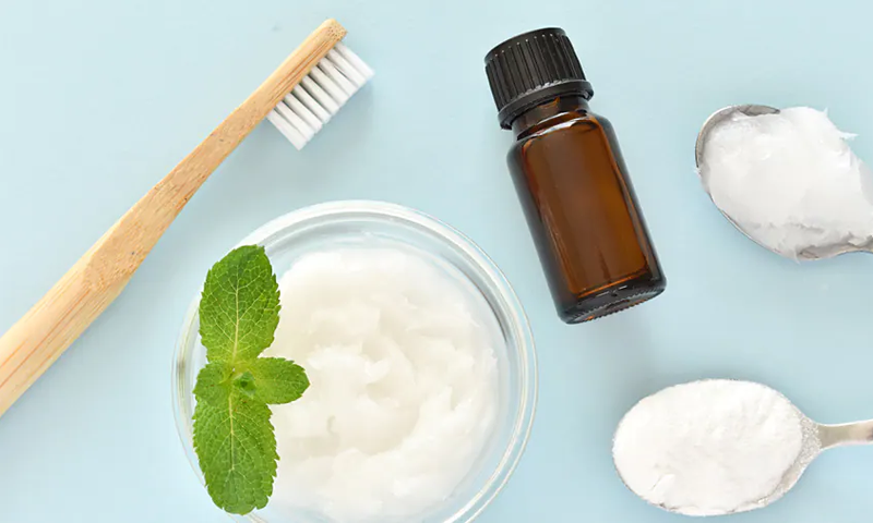 Coconut oil and baking soda