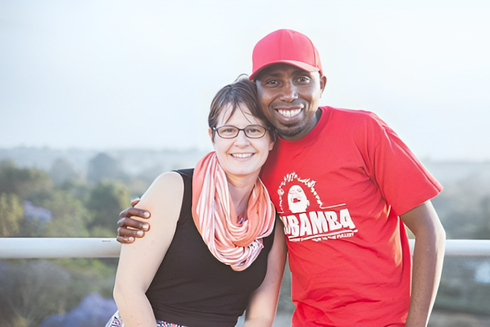 Moses Kimathi Mathenge alias DJ Moz and his wife Deborah Kimathi aka Debz