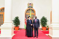 President William Ruto and Iranian President Ebrahim Raisi