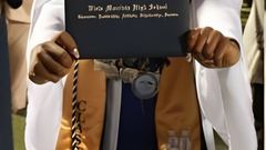 Shaffie Weru celebrates daughter Milan as she graduates in the US
