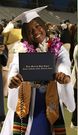 Shaffie Weru celebrates daughter Milan as she graduates in the US