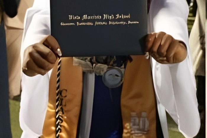 Shaffie Weru celebrates daughter Milan as she graduates in the US