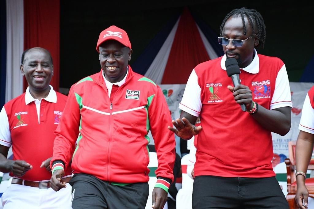 Deputy President Rigathi Gachagua at the Mater Heart Run in Nairobi on June 17, 2023