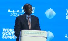 President William Ruto at the World Leaders Summit in Dubai on February 13, 2024