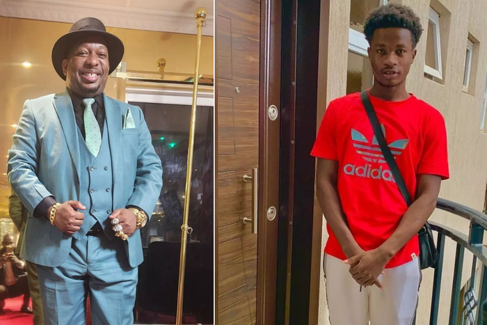 Mike Sonko and his adopted son Gift Isinya