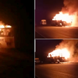 Ena Coach bus ferrying 49 passengers from Nairobi to Migori goes up in flames