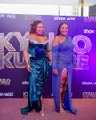 Betty and Mercy Kyallo pose for a photo during the launch of Kyallo Kulture S2
