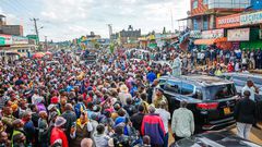 Deputy President Rigathi Gachagua at Kagumo Market, Kirinyaga County on May, 12, 2024