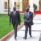 President William Ruto and Deputy President Rigathi Gachagua after a Cabinet meeting at State House, on April 27, 2023