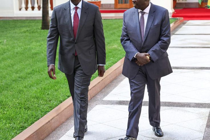 President William Ruto and Deputy President Rigathi Gachagua after a Cabinet meeting at State House, on April 27, 2023