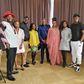 The cast of Papa Shirandula celebrating the death anniversary of Charles Bukeko