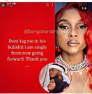 I am single – Zuchu announces breakup with Diamond  deletes all their photos (Image Courtesy)