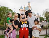 The former couple and their kids.[Calif.Paul Hiffmeyer/Disneyland]