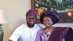 Temitayo Ayantayo MD and his fiancée