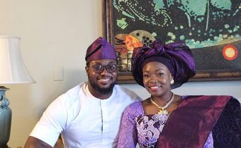 Temitayo Ayantayo MD and his fiancée