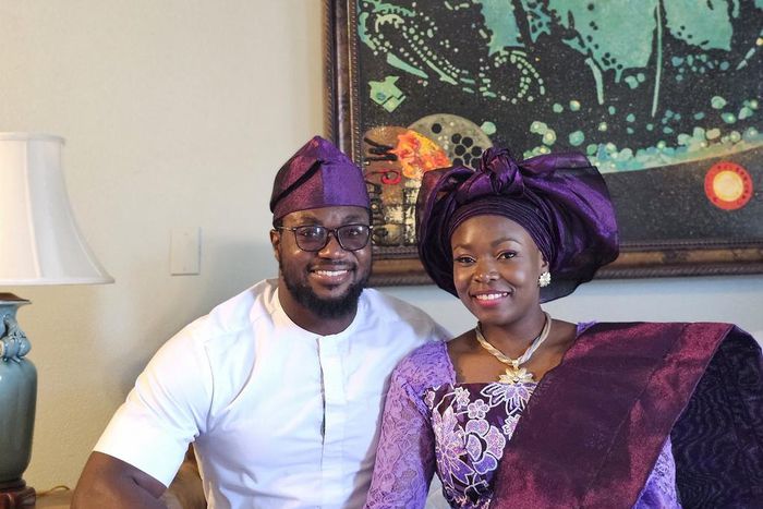 Temitayo Ayantayo MD and his fiancée