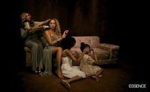 Beyonce, her mother and daughters pose for Essence Magazine