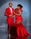 Milly & Kabi WaJesus rocked red and white matching outfits on 14, 2 2024