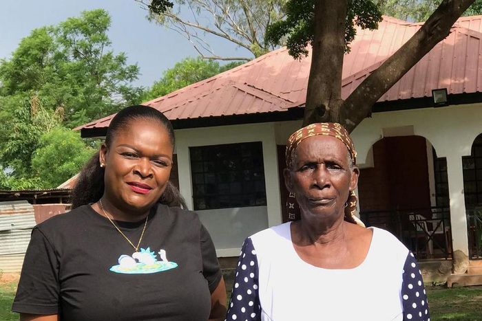 Suzanna Owiyo and her late mother