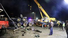Scene of accident at Londiani