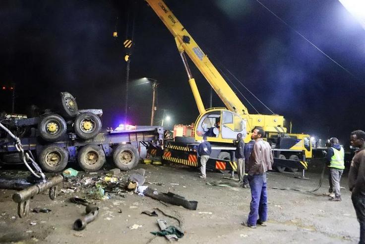 Scene of accident at Londiani