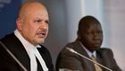 ICC Chief Prosecutor Karim Khan with Kenyan lawyer Katwa Kigen