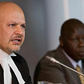 ICC Chief Prosecutor Karim Khan with Kenyan lawyer Katwa Kigen