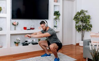 Taking a break for a quick set of squats during the work day may help you stay focused, according to science. Maybe don't try it during a meeting, though.RealPeopleGroup/Getty Images