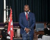 Heath CS Mutahi Kagwe at the All Saints’ Cathedral for the investiture ceremony of St. John Kenya