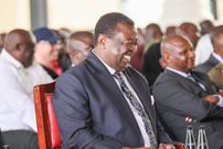 President William Ruto with Prime Secretary Musalia Mudavadi at State House on June 19, 2024