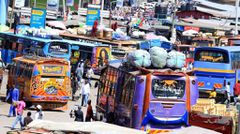 The Machakos Country Bus Terminal in Nairobi