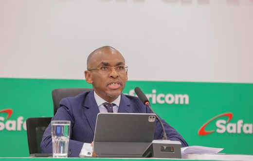 Safaricom CEO Peter Ndegwa